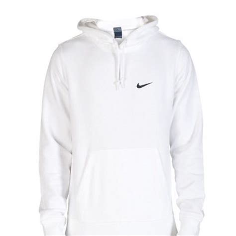 weißer nike pulli mit schwarzem nike zeichen